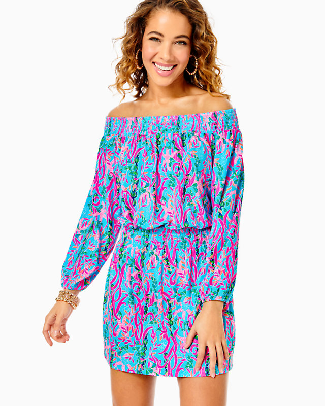Cyla Off-The-Shoulder Romper | Lilly Pulitzer Outlet - LillypulitzerOutlets