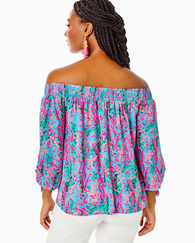 Maryellen Off-The-Shoulder Top | Lilly Pulitzer Outlet | Lilly Pulitzer Outlet - LillypulitzerOutlets