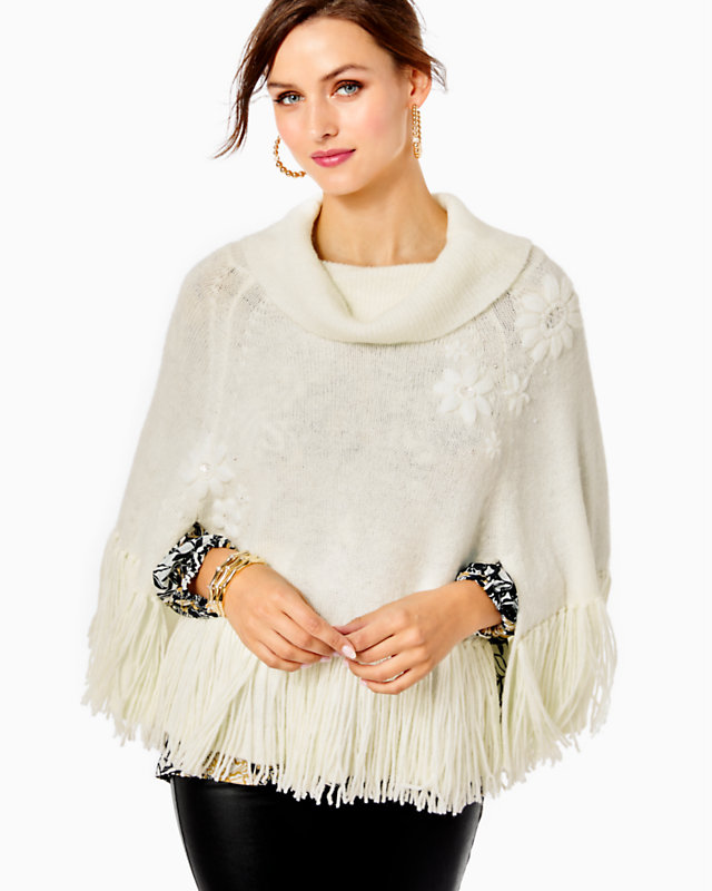 Kip Fringe Poncho | Lilly Pulitzer Outlet | Lilly Pulitzer Outlet - LillypulitzerOutlets