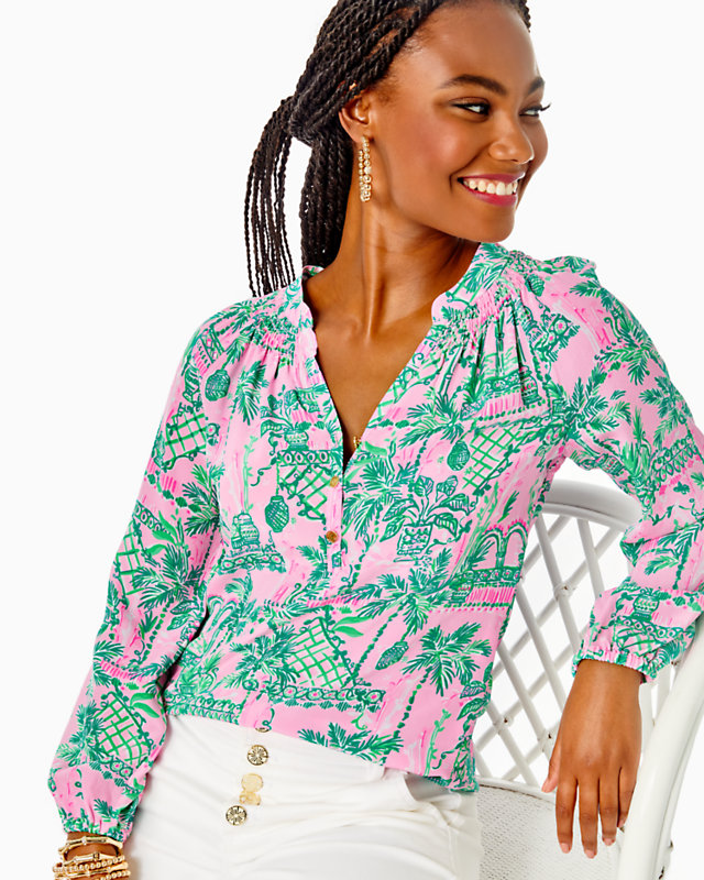 Elsa Silk Top | Lilly Pulitzer Outlet | Lilly Pulitzer Outlet - LillypulitzerOutlets