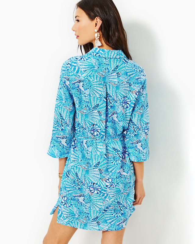 Pilar Linen Tunic Dress | Lilly Pulitzer Outlet - LillypulitzerOutlets