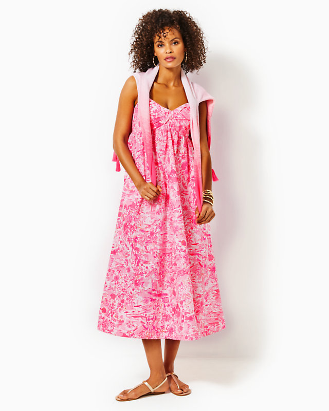 Azora Cotton Midi Dress | Lilly Pulitzer Outlet - LillypulitzerOutlets