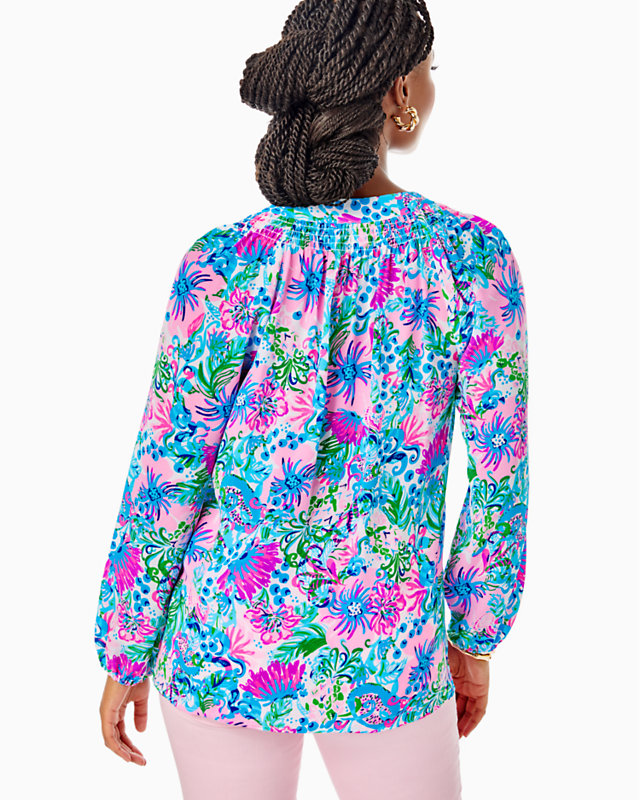 Elsa Silk Top | Lilly Pulitzer Outlet - LillypulitzerOutlets