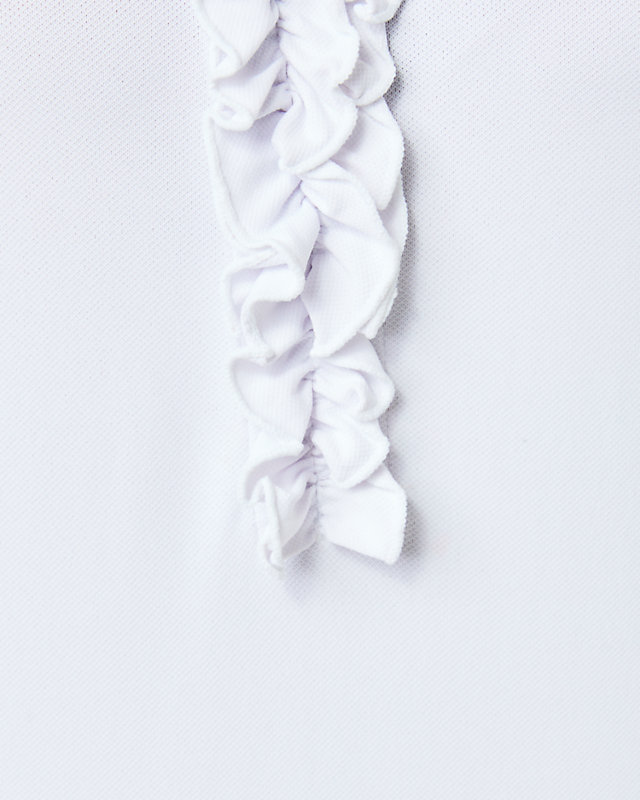 UPF 50+ Luxletic Frida Ruffle Polo Top | Lilly Pulitzer Outlet - LillypulitzerOutlets