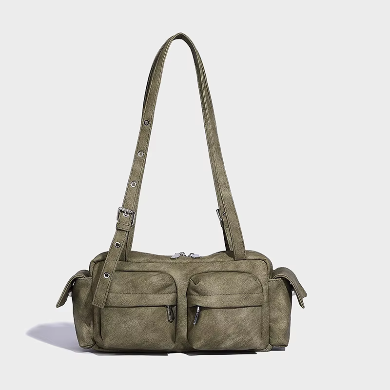 Moto & Bike Underarm Bags For Women Luxury Designer Handbags Purses 2025 New In Vintage Large Capacity Multiple Pockets Shoulder