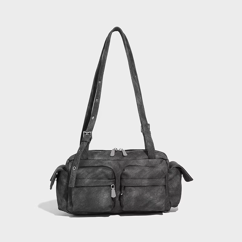 Moto & Bike Underarm Bags For Women Luxury Designer Handbags Purses 2025 New In Vintage Large Capacity Multiple Pockets Shoulder