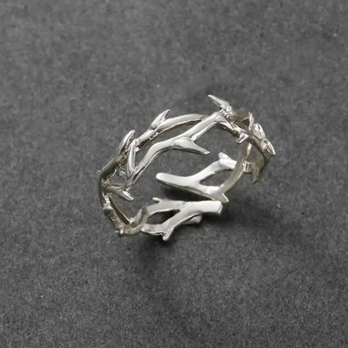 Punk Classic Split Rings Stainless Steel Simple Adjustable Rings for Women Men Couples Jewelry Accessories