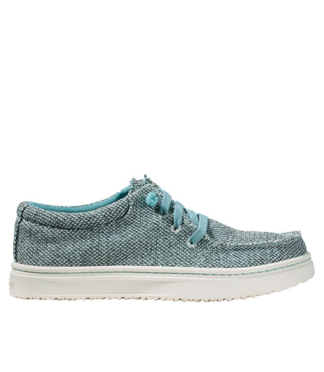 Women's Higgins Beach 4-Eye Slip-Ons, Fabric - LLBeanoutlets
