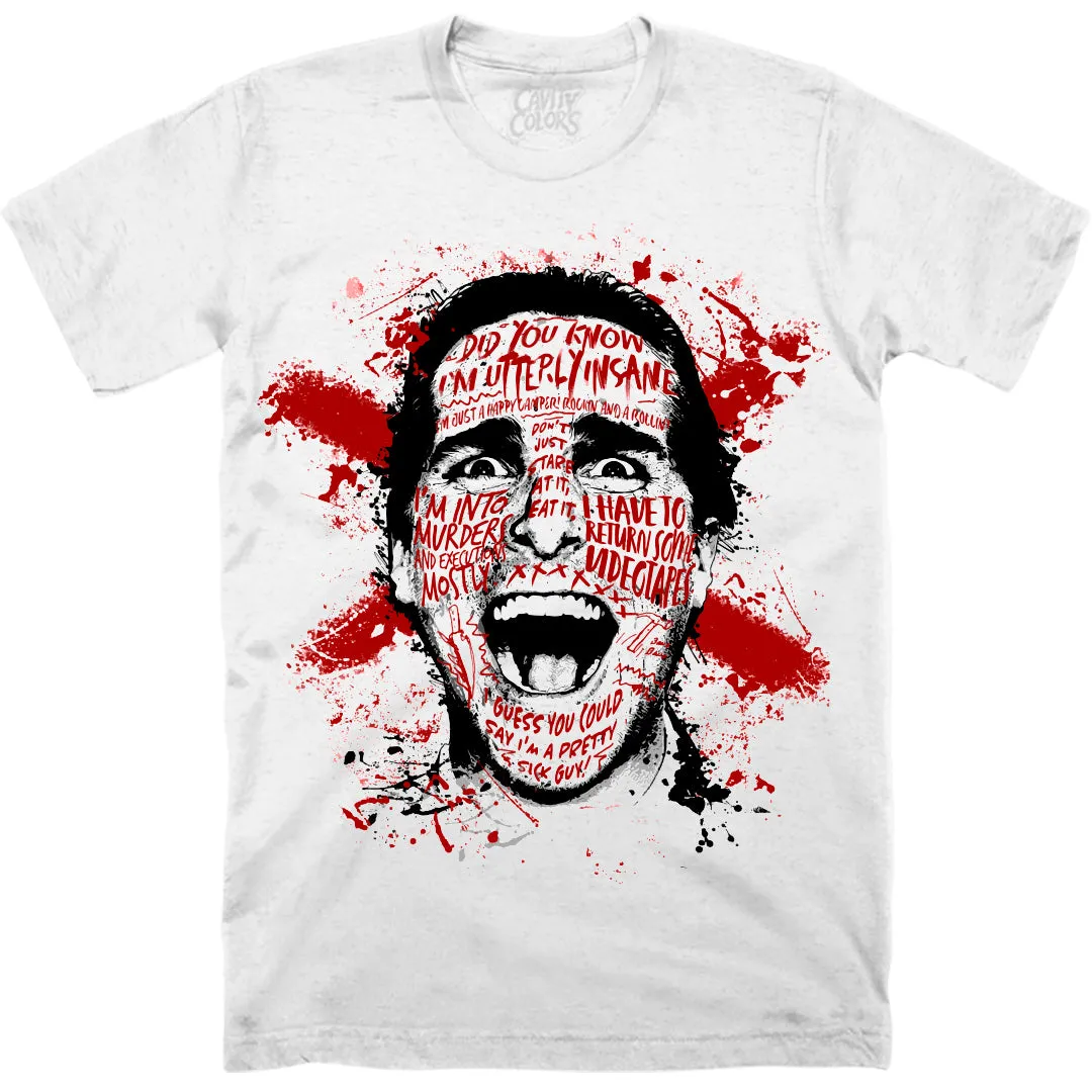 AMERICAN PSYCHO: VERGE OF FRENZY - T-SHIRT (BONE WHITE) - LLBeanoutlets