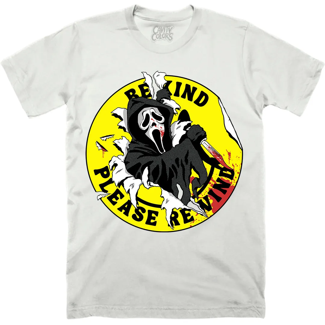 GHOST FACE: VIDEO STORE PSA - T-SHIRT (KNIFE SILVER) - LLBeanoutlets