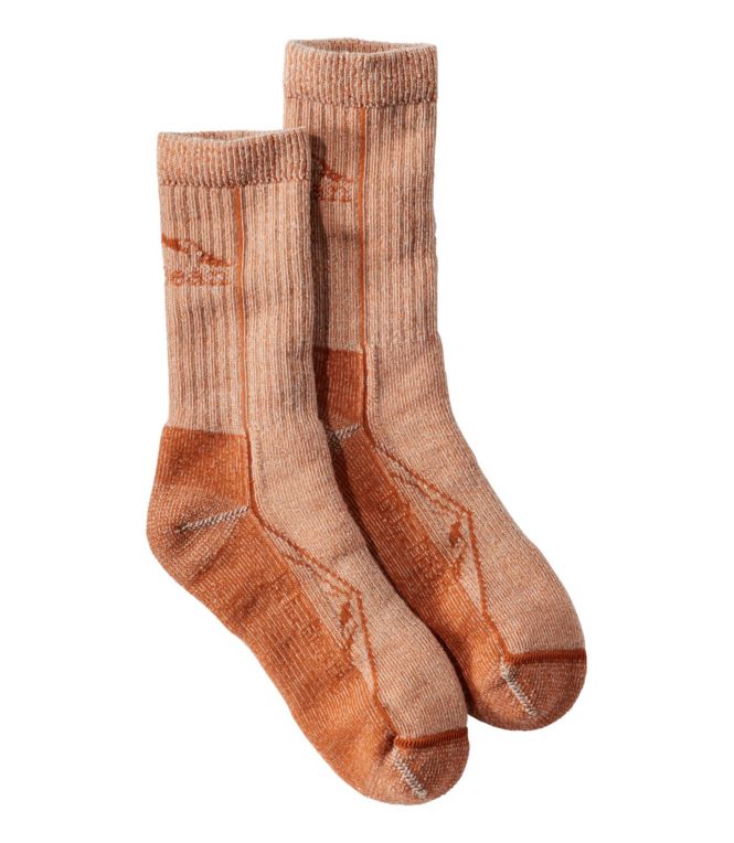Adults' Cresta Wool Midweight Hiking Socks, Crew - LLBeanoutlets
