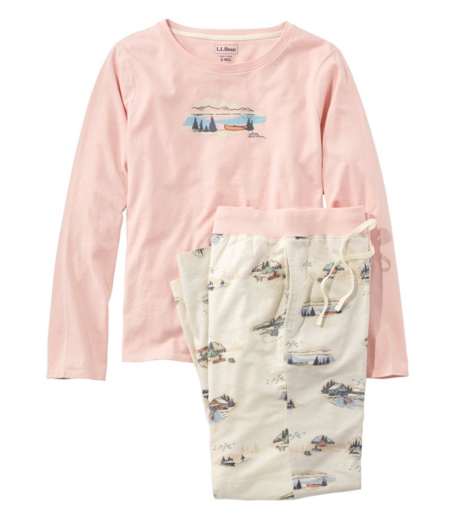 Women's L.L.Bean Camp PJ Set - LLBeanoutlets