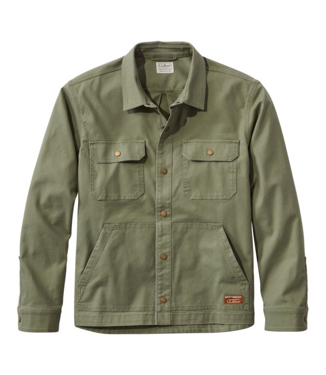 Men's BeanBuilt Canvas Shirt Jac - LLBeanoutlets