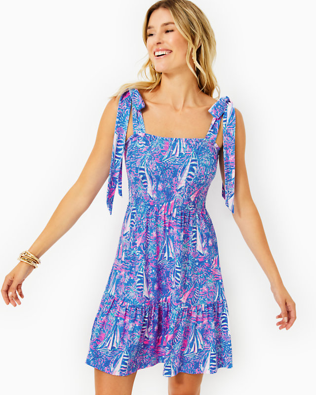 Kailua Smocked Dress - LLBeanoutlets