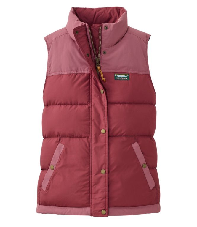 Women's Mountain Classic Down Vest, Colorblock - LLBeanoutlets