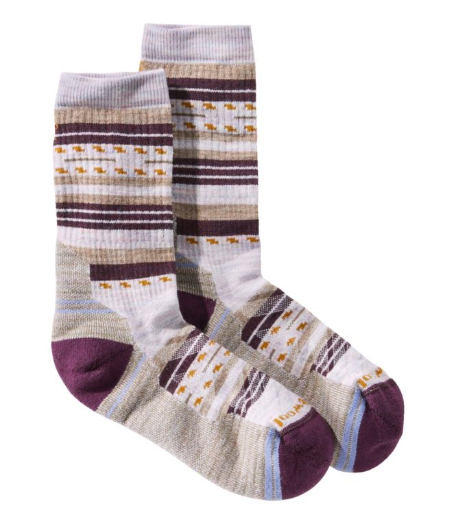 Women's Smartwool Hike Light Cushion Margarita Crew Sock - LLBeanoutlets