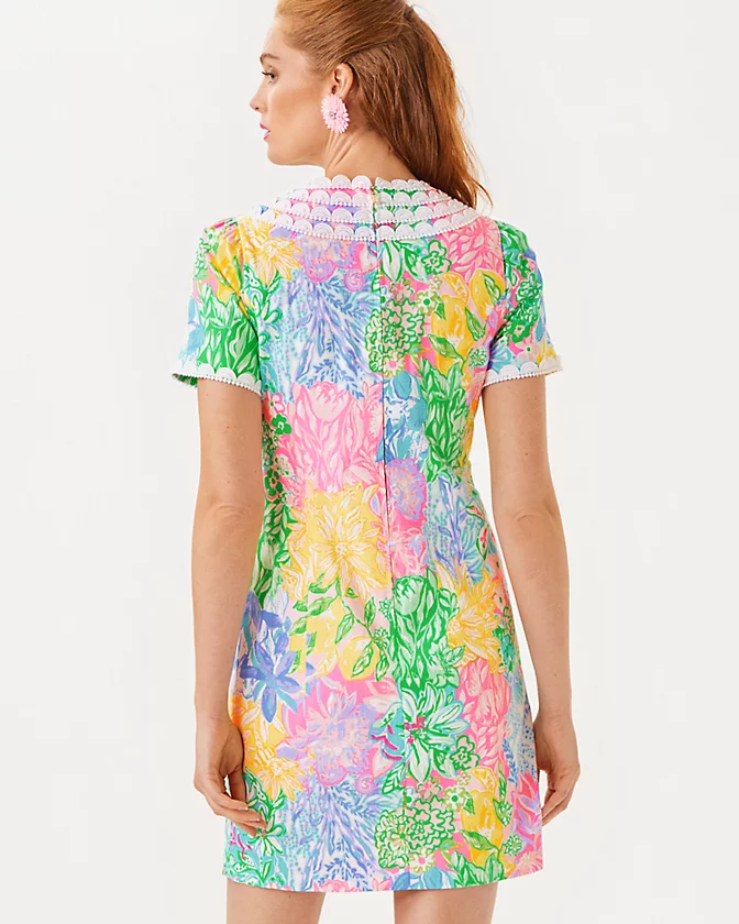 Mila Short Sleeve Shift Dress - LLBeanoutlets