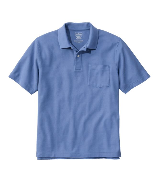 Men's Premium Double L? Polo, Hemmed Short-Sleeve with Pocket - LLBeanoutlets