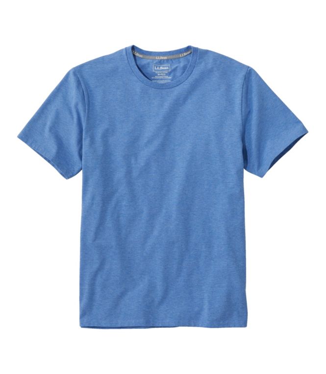 Men's Comfort Stretch Pima Tee Shirt, Short-Sleeve - LLBeanoutlets