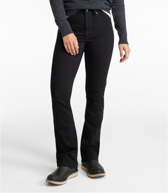 Women's True Shape Jeans, High-Rise Bootcut - LLBeanoutlets