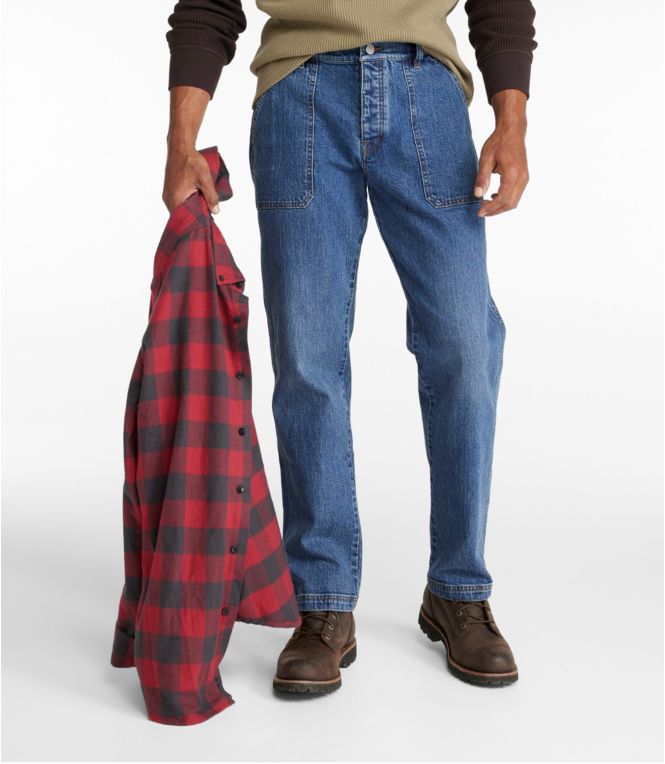 Men's Signature Heritage Utility Denim, Classic Fit, Straight Leg - LLBeanoutlets