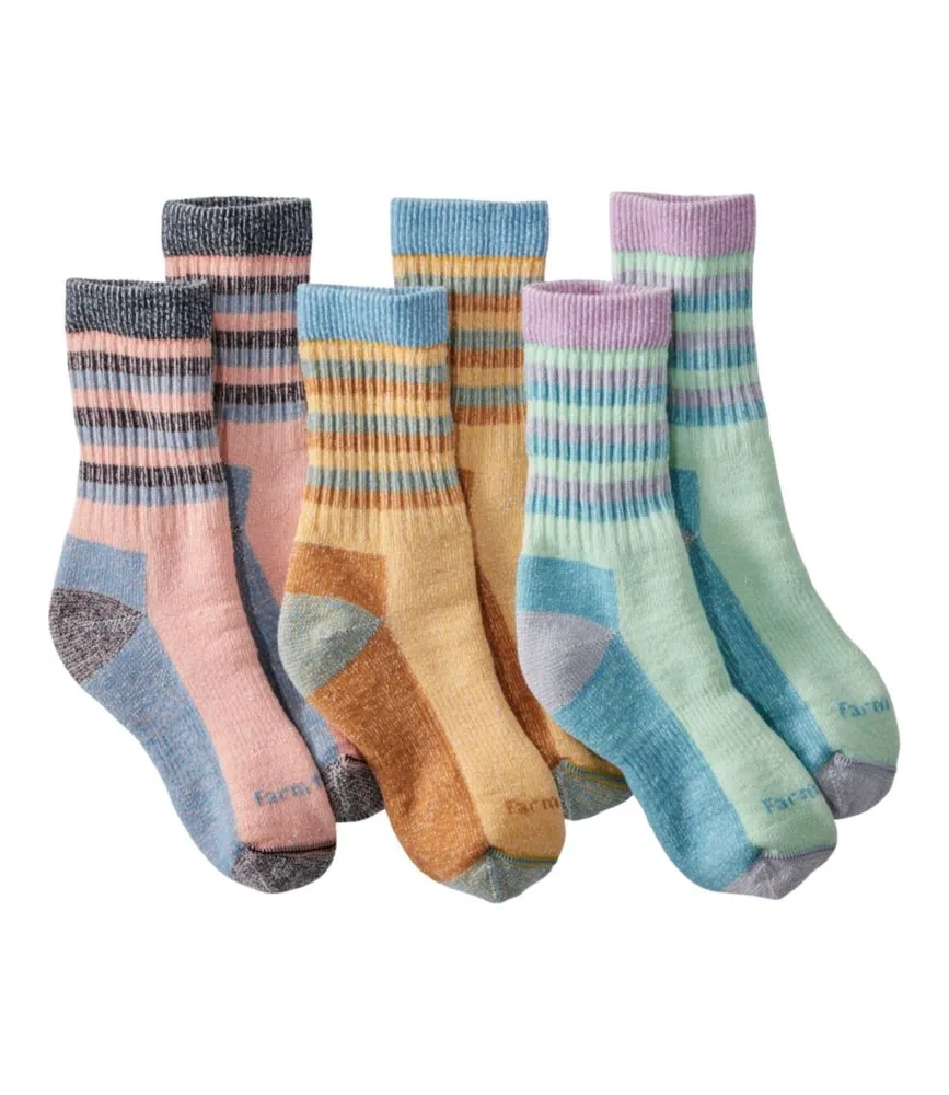 Kids' Farm to Feet Trail Socks, Three-Pack - LLBeanoutlets