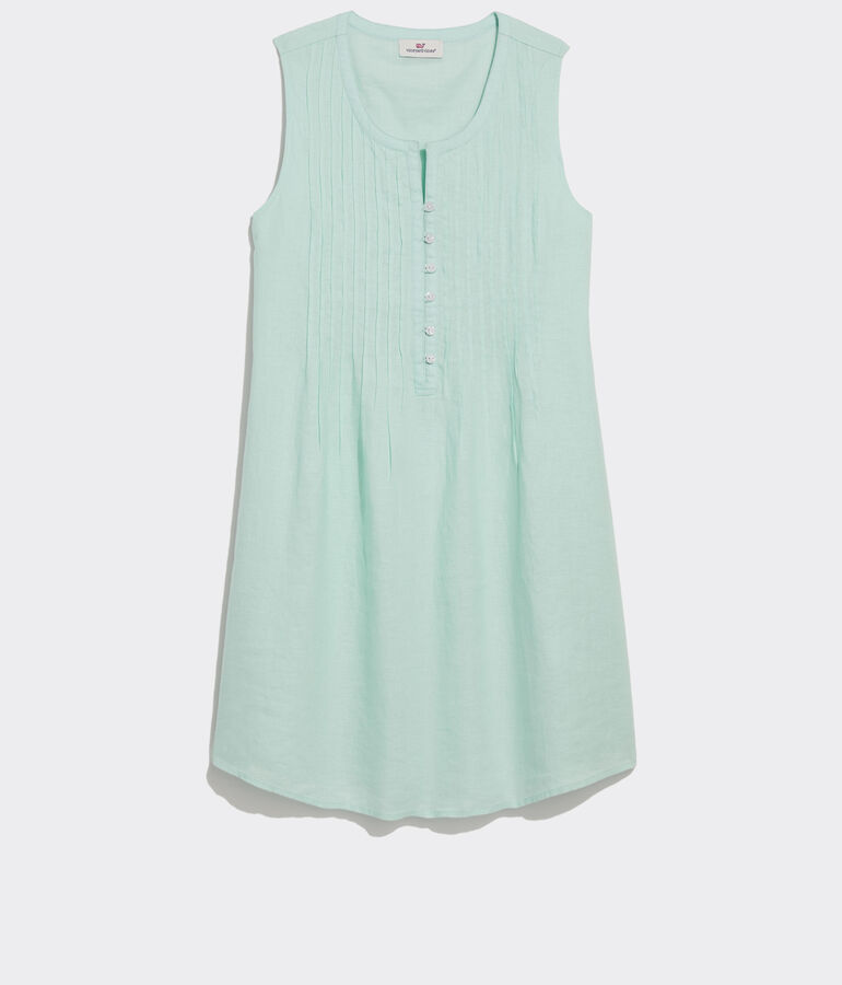 Linen Pintuck Shift - LLBeanoutlets