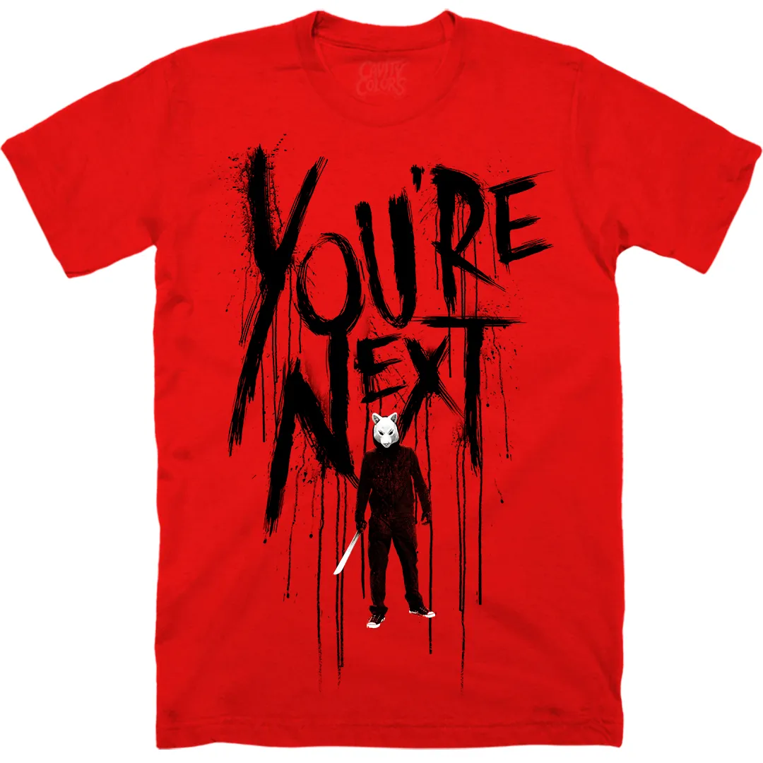YOU'RE NEXT: THE HUNT - T-SHIRT (BLOOD RED) - LLBeanoutlets