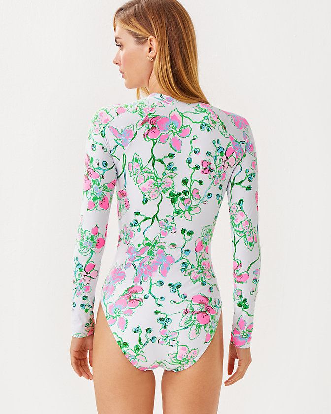 Randee Rashguard One-Piece Swimsuit - LLBeanoutlets