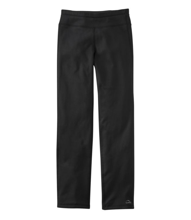 Women's PrimaLoft ThermaStretch Fleece Pants, Mid-Rise Straight-Leg - LLBeanoutlets