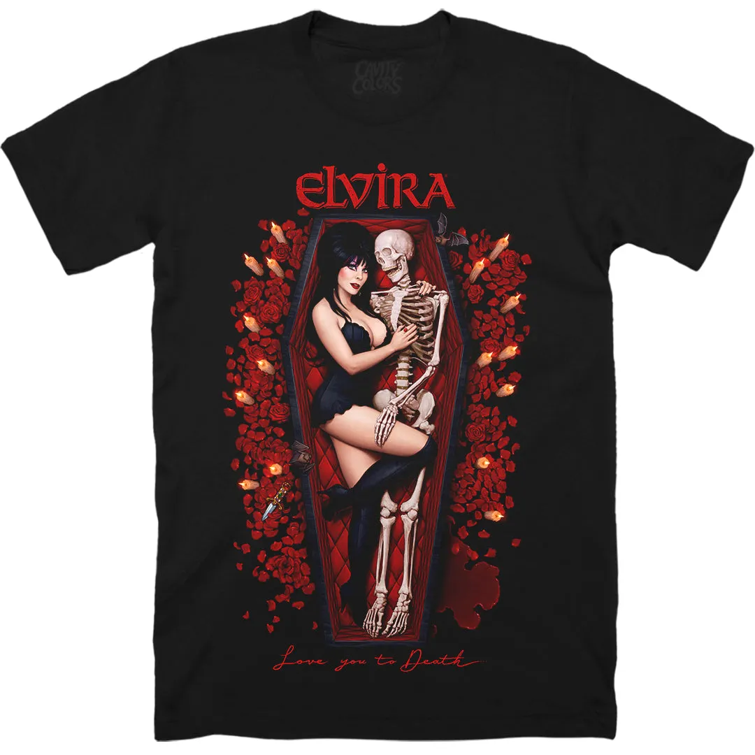 ELVIRA: LOVE YOU TO DEATH - T-SHIRT - LLBeanoutlets