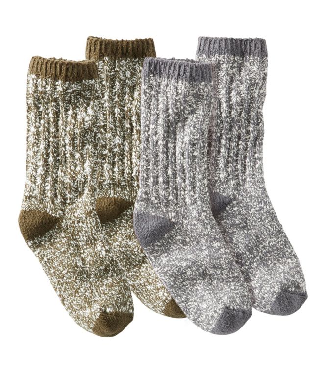 Adults' Cotton Ragg Sock, 2-Pack - LLBeanoutlets