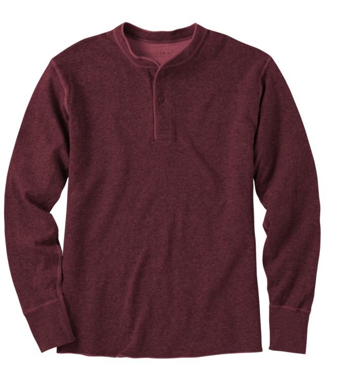 Men's Two-Layer River Driver's Shirt?, Traditional Fit Henley - LLBeanoutlets