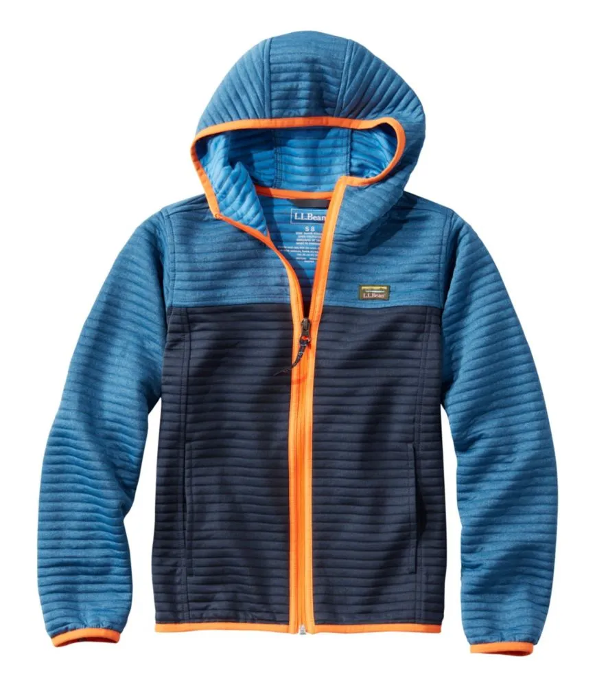 Kids' Airlight Full-Zip Hoodie, Colorblock - LLBeanoutlets