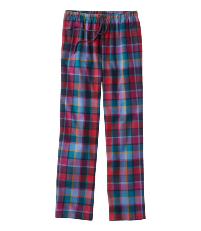 Women's L.L.Bean Flannel Sleep Pants, Plaid - LLBeanoutlets