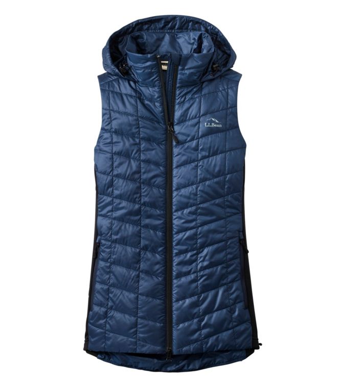 Women's PrimaLoft Packaway Long Vest - LLBeanoutlets