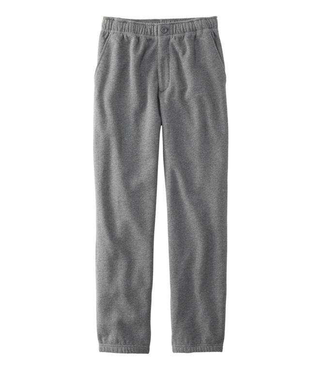 Men's Athletic Sweats, Zip-Fly Sweatpants with Internal Drawstring - LLBeanoutlets