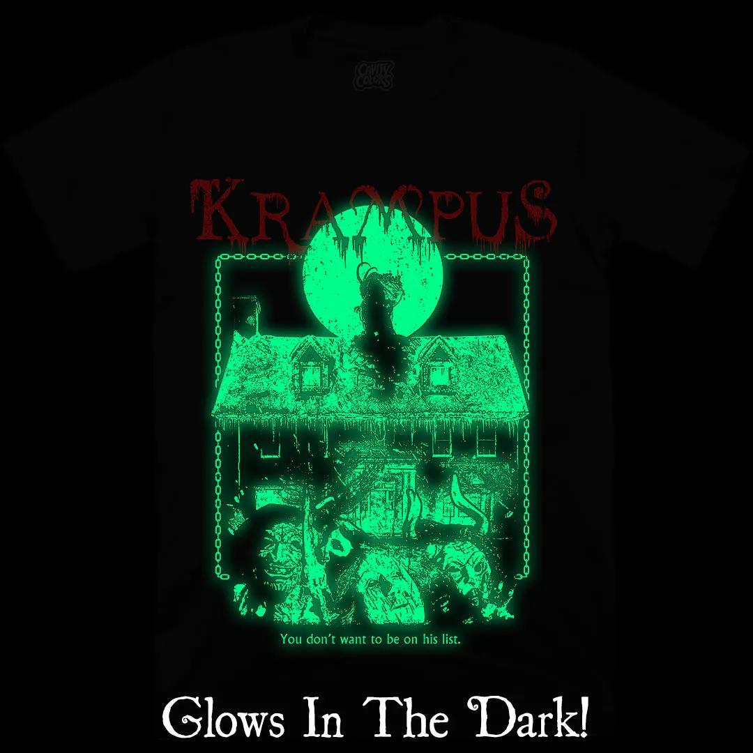 KRAMPUS: THERE GOES THE NEIGHBORHOOD - T-SHIRT (GLOW IN THE DARK) - LLBeanoutlets
