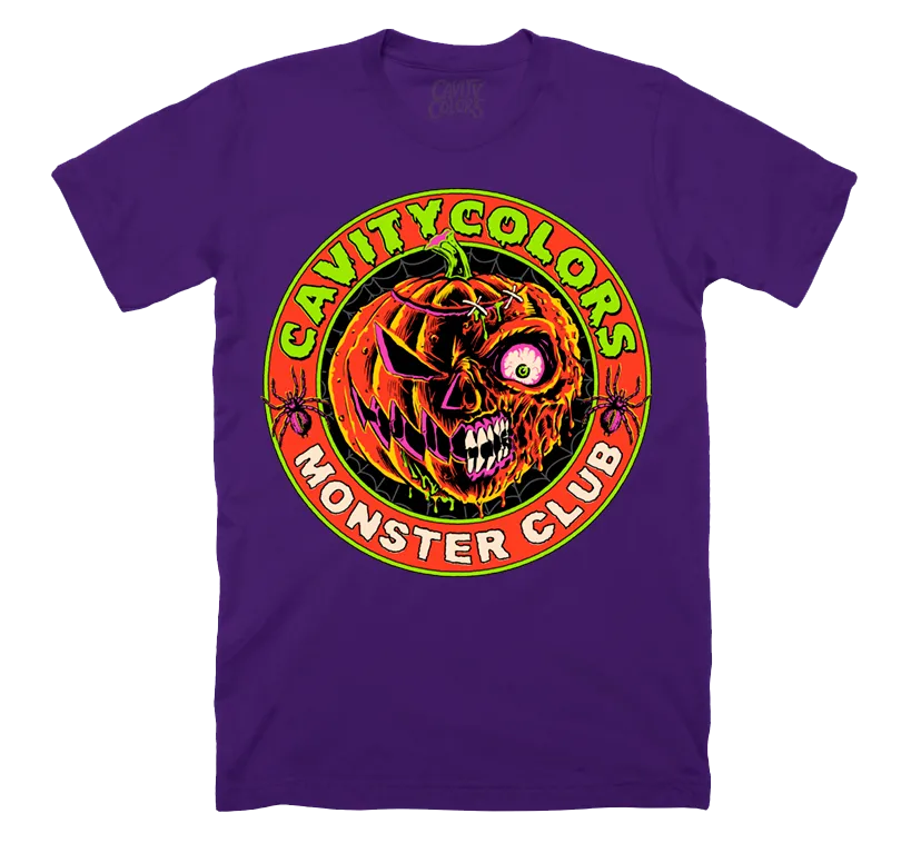 MONSTER CLUB - T-SHIRT (PURPLE) - LLBeanoutlets