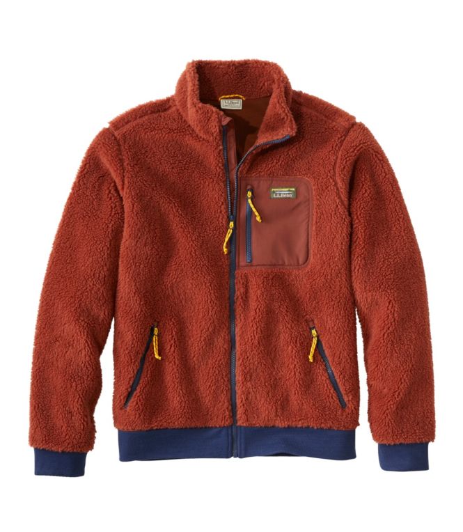 Men's Bean's Sherpa Fleece Jacket - LLBeanoutlets