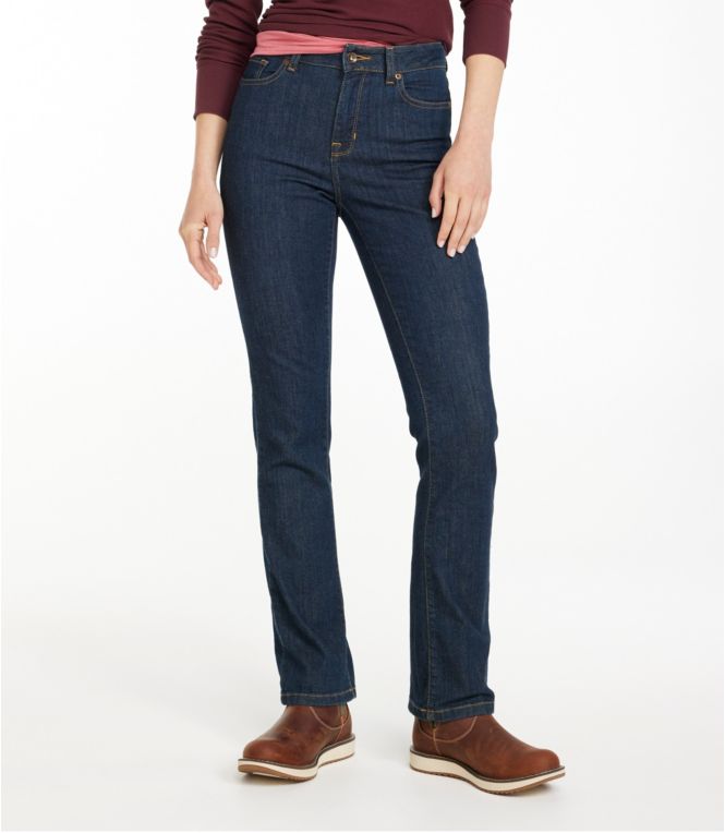 Women's True Shape Jeans, High-Rise Bootcut - LLBeanoutlets