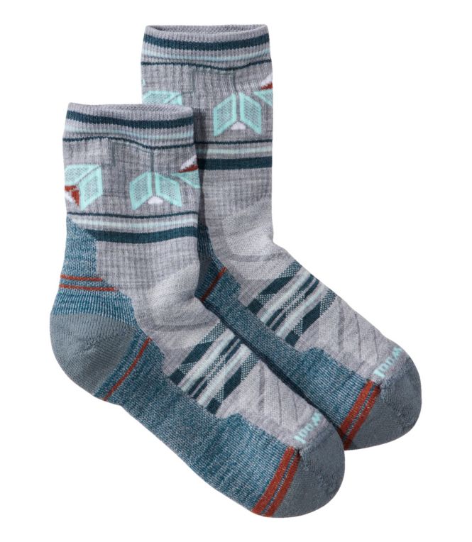 Women's Smartwool Hike Light Cushion Castle Socks, Mid-Crew - LLBeanoutlets