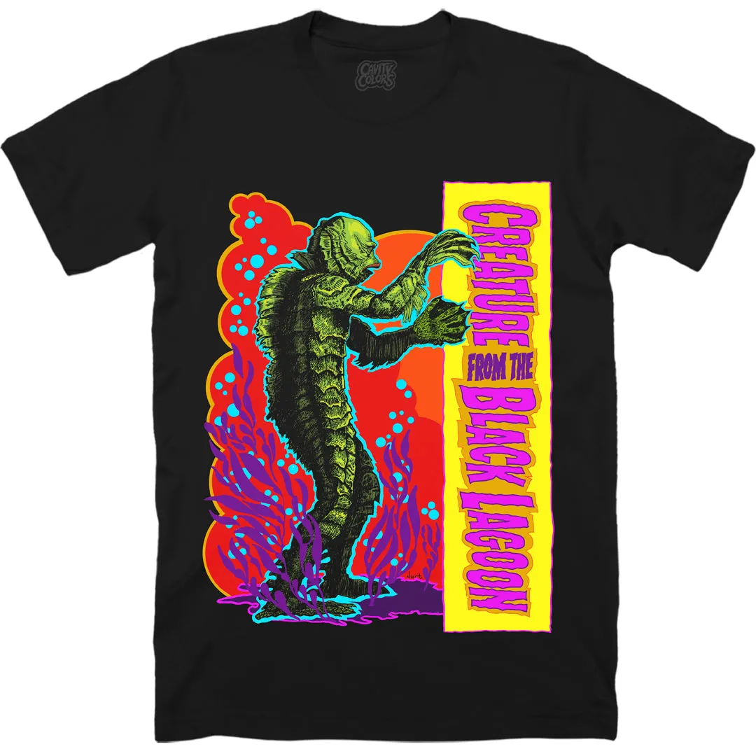 CREATURE FROM THE BLACK LAGOON: RETRO GILL-MAN - T-SHIRT - LLBeanoutlets