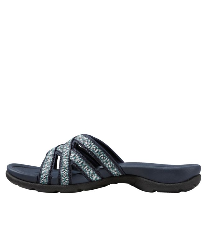 Women's Boothbay Slide Sandals, Print - LLBeanoutlets