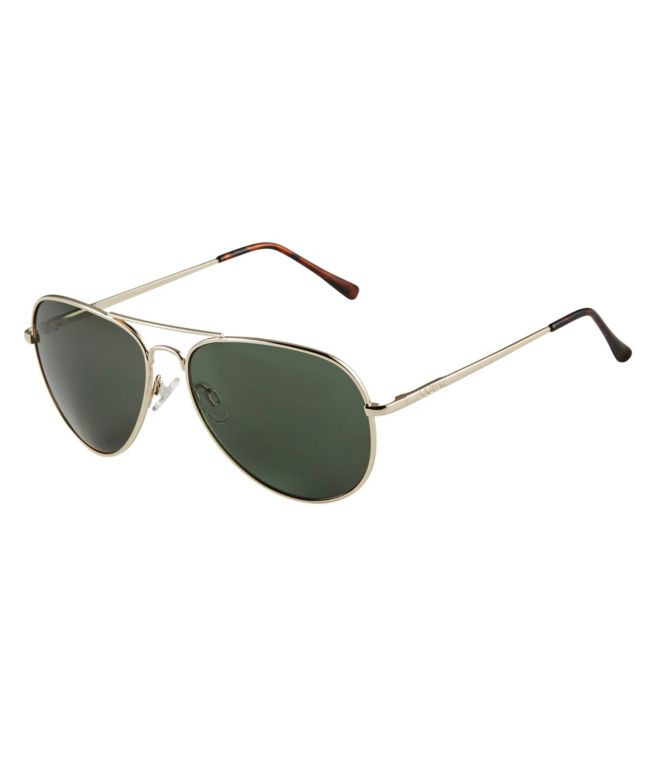 Adults' L.L.Bean Classic Aviator Polarized Sunglasses - LLBeanoutlets