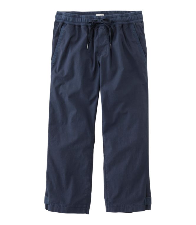 Women's Stretch Ripstop Pull-On Capri Pants, Slim-Leg - LLBeanoutlets