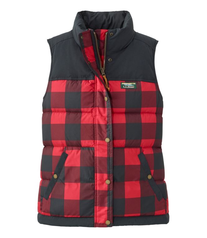 Women's Mountain Classic Down Vest, Print - LLBeanoutlets