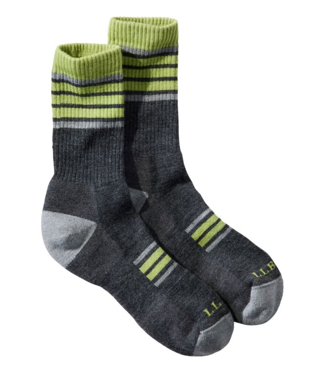 Adults' Katahdin Hiker Socks, Stripe - LLBeanoutlets