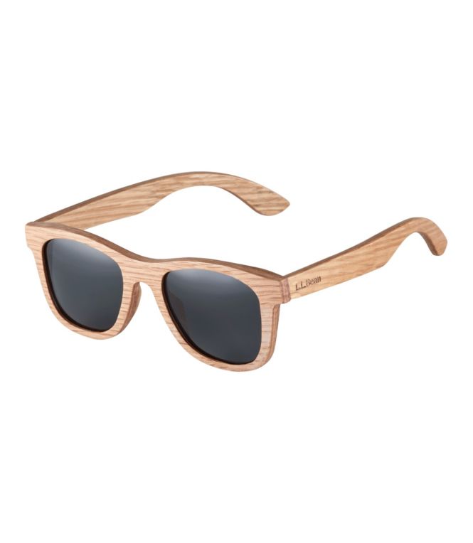 L.L.Bean Northwoods Polarized Wooden Sunglasses - LLBeanoutlets