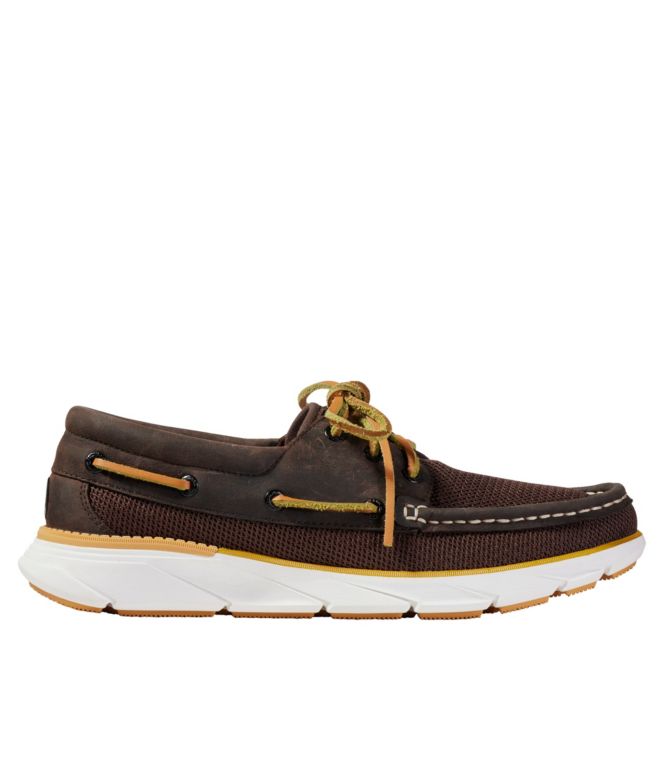 Men's Kennebec Boat Shoes, 3-Eye - LLBeanoutlets